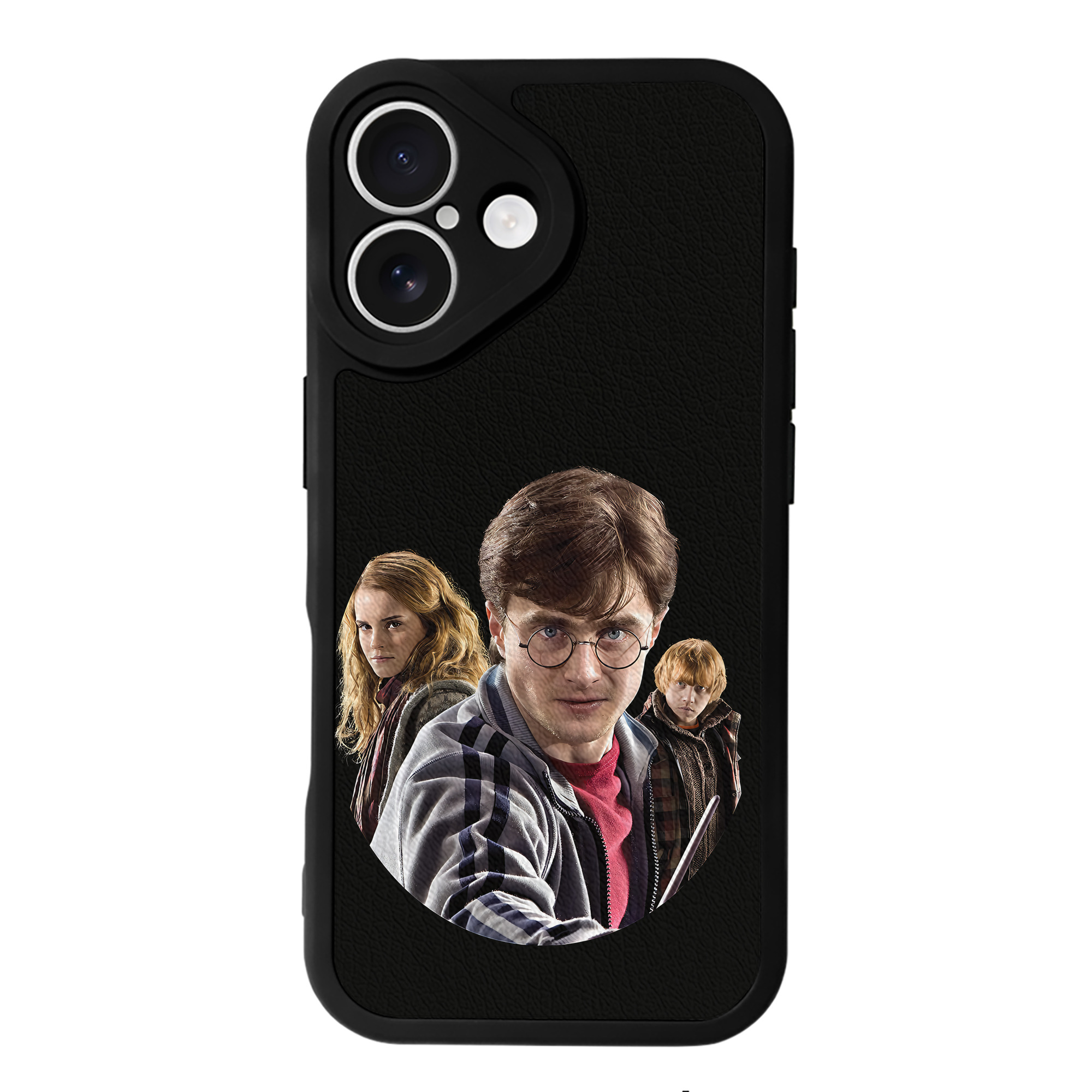 （画像用） Harry Potter ハリー・ポッターシリーズ 【iPhone 16シリーズ対応】シリコンスマホケース（レザー調） 材質：シリコン